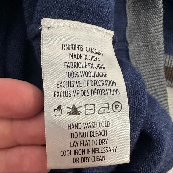 Robert Graham 100% wool sweater, size large classic grandpacore golf high end - Picture 15 of 15